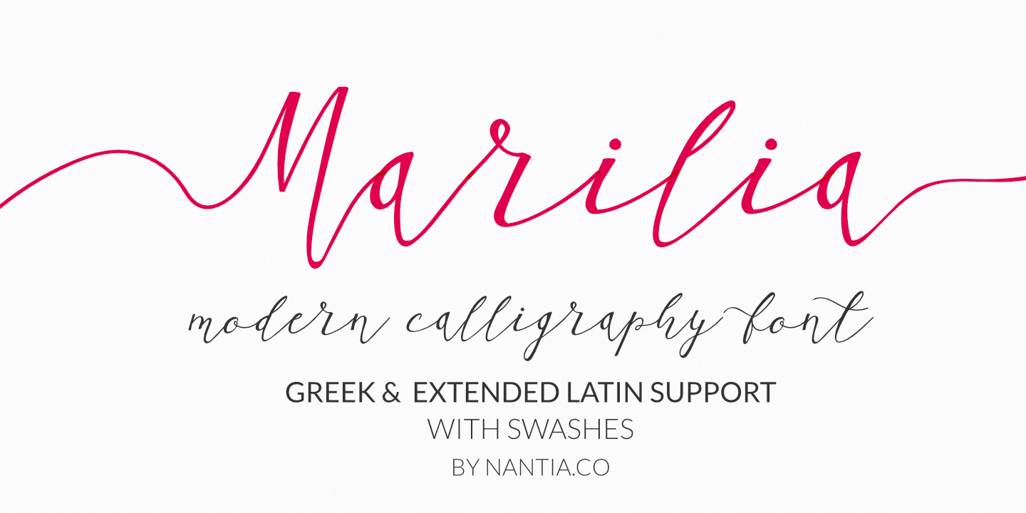 Marilia Pro Font preview